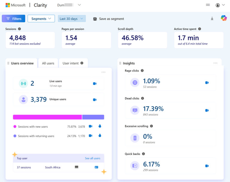 How to Collaborate in Microsoft Clarity (Guide) - Understand your