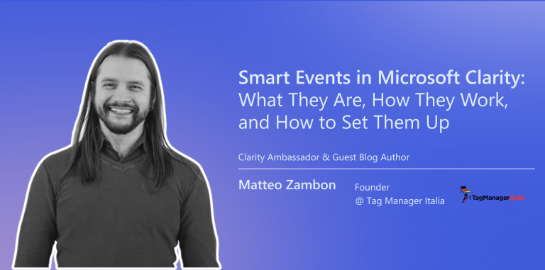 smart events in microsoft clarity: what they are, how they work, and how to set them up